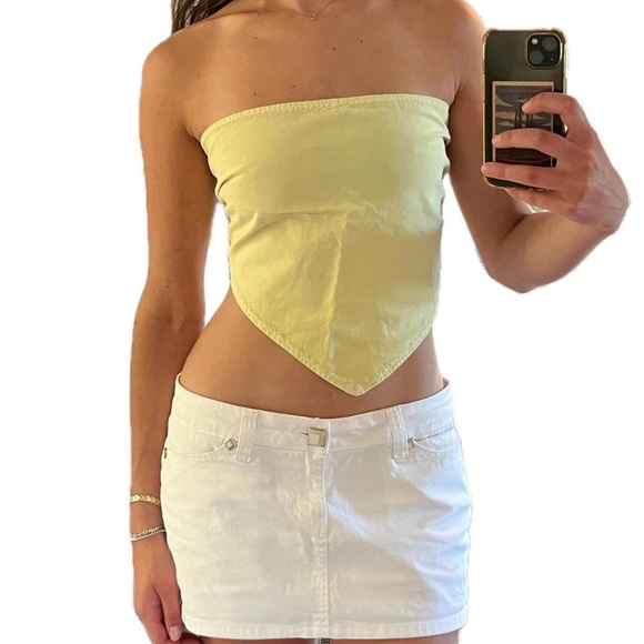 Zara strapless bandana top - Picture 3 of 5